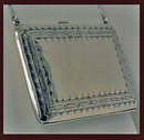 Liberty & Co Silver Arts and Crafts Card Case Aide Memoire, Birmingham 1911.
