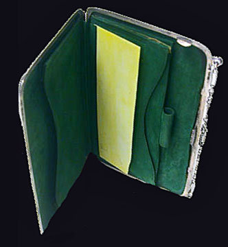 Liberty & Co Silver Arts and Crafts Card Case Aide Memoire, Birmingham 1911.
