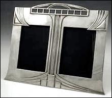 WMF Art Nouveau Jugendstil double Photograph Frame, Germany C.1905