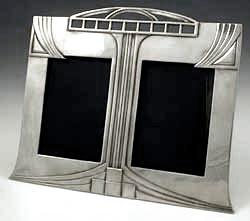 WMF Art Nouveau Jugendstil double Photograph Frame, Germany C.1905