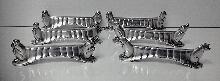 WMF Art Deco Knife Rests, Germany C.1920