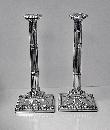 English Corinthian Candlesticks C1845 Roberts & Slater