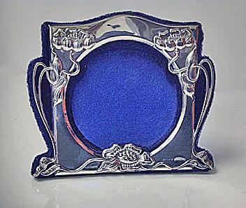 Birks Art Nouveau Sterling Frame, C.1900.
