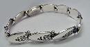 George Jensen Sterling Bracelet, design 94A, marks post 1945