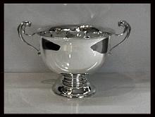 Charles Boyton English Silver Trophy Bowl, London 1912
