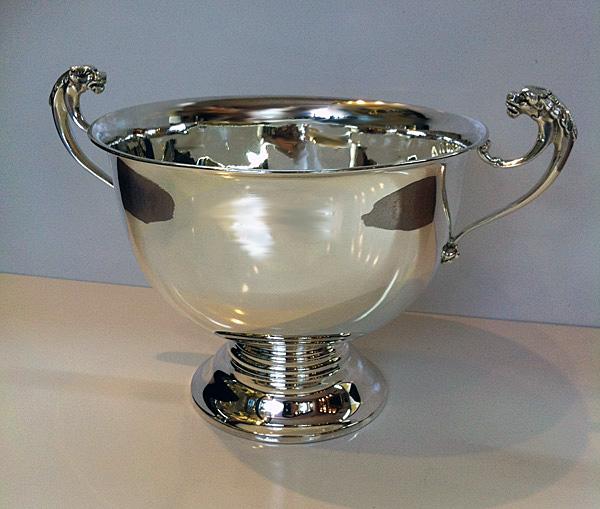 Charles Boyton English Silver Trophy Bowl, London 1912
