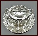 Art Nouveau Jugendstil Secessionist pewter Dish, Gerhardi, Germany C.1902