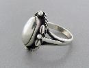 Georg Jensen Harald Nielsen Moonlight Blossom Ring, Denmark, post 1945