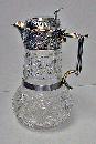 English Silver Claret Jug 1898 W & C. Sissons