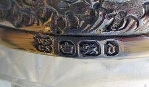 English Silver Claret Jug 1898 W & C. Sissons