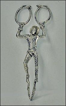 Silver Harlequin Sugar Nips London 1839 Theobalds & Atkinson
