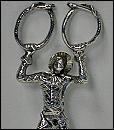 Silver Harlequin Sugar Nips London 1839 Theobalds & Atkinson