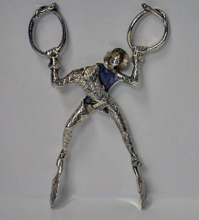 Silver Harlequin Sugar Nips London 1839 Theobalds & Atkinson