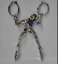 Silver Harlequin Sugar Nips London 1839 Theobalds & Atkinson