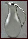 Juvento Lopez Reyes, C.1950 Mexican Sterling Water Pitcher Jug.