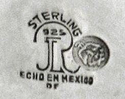 Juvento Lopez Reyes, C.1950 Mexican Sterling Water Pitcher Jug.