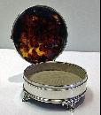 Silver faux tortoiseshell Box, London 1910, Mappin & Webb.