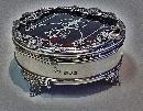Silver faux tortoiseshell Box, London 1910, Mappin & Webb.