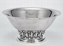 Evald Nielsen Sterling Silver Bowl, Denmark C.1930