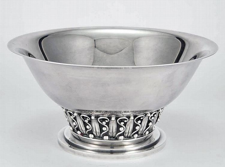 Evald Nielsen Sterling Silver Bowl, Denmark C.1930
