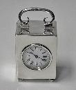 Antique Silver Carriage Clock, London 1913, Goldsmiths and Silversmiths Co