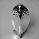 Silver Caster Rocket shape, Dublin 1941 import marks,hallmarked for Sheffield 1939, Atkins Bros