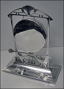 W.M.F Art Nouveau Secessionist Jugendstil Table Gong Bell, C.1900