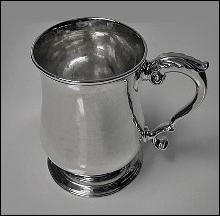 George 11 Silver Mug, London 1759, Benjamin Cartwright