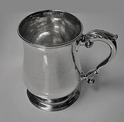 George 11 Silver Mug, London 1759, Benjamin Cartwright