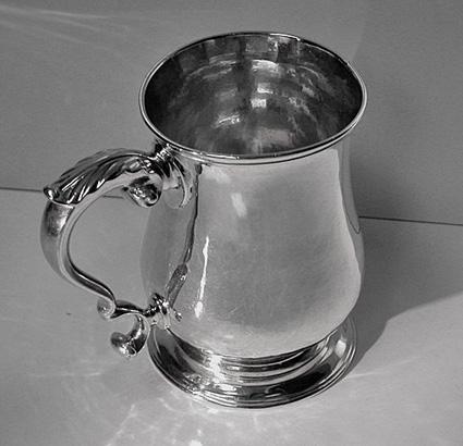 George 11 Silver Mug, London 1759, Benjamin Cartwright