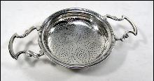 George 111 Silver Strainer, London 1774, William Plummer.