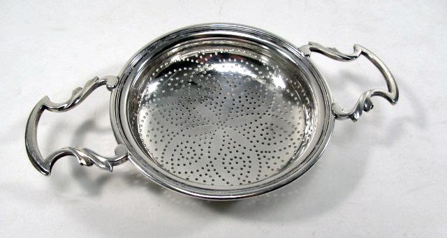 George 111 Silver Strainer, London 1774, William Plummer.