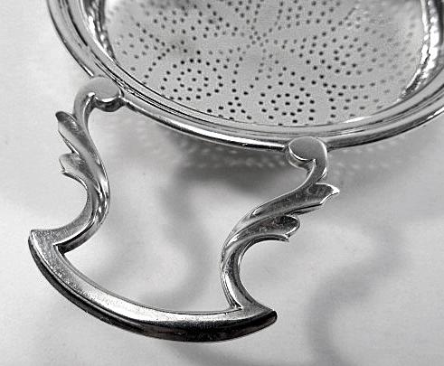 George 111 Silver Strainer, London 1774, William Plummer.