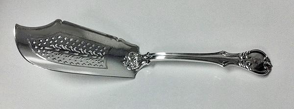 Antique Silver Victoria pattern Fish Slice, London 1837, Hayne & Cater