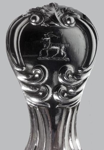Antique Silver Victoria pattern Fish Slice, London 1837, Hayne & Cater