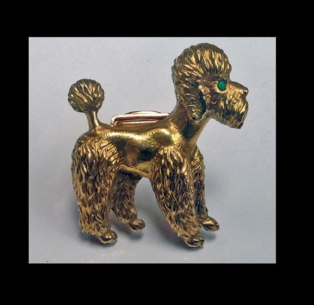 Cartier French Gold Poodle