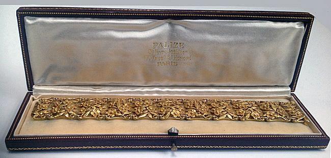Falize floral Bracelet, Art Nouveau France C.1890