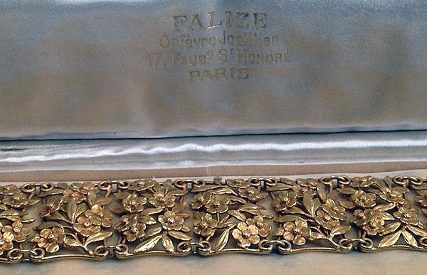 Falize floral Bracelet, Art Nouveau France C.1890