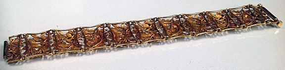 Falize floral Bracelet, Art Nouveau France C.1890