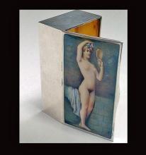 Fine Erotic Enamel Silver Box