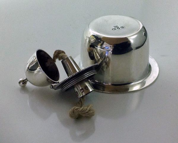 Hukin & Heath English Silver Georgian style Kettle on stand with burner, London 1895 42.75 oz!
