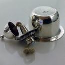 Hukin & Heath English Silver Georgian style Kettle on stand with burner, London 1895 42.75 oz!