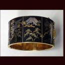 Antique Shakudo Bangle, C.1900.