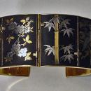 Antique Shakudo Bangle, C.1900.