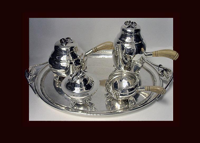 William deMatteo American Sterling Tea & Coffee Service, C.1940