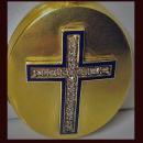 Antique Locket Cross, 18K Enamel and Diamond, English, C.1875