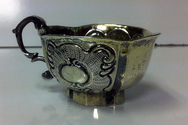 Russian silver parcel gilt charka, Moscow C.1760 - 1770