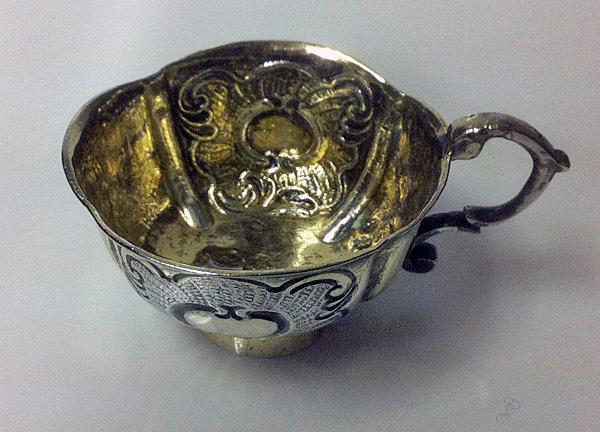 Russian silver parcel gilt charka, Moscow C.1760 - 1770