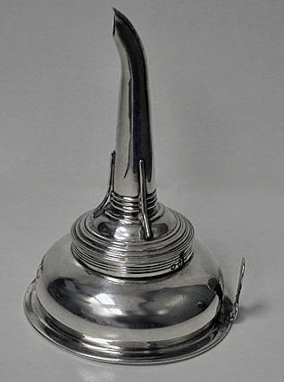 Georgian Silver Wine Funnel, London 1806 Peter and William Bateman
