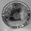 Robert Garrard Antique Silver Salver, London 1830 .